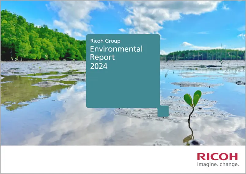 Ricoh Environmental report 2024 cover